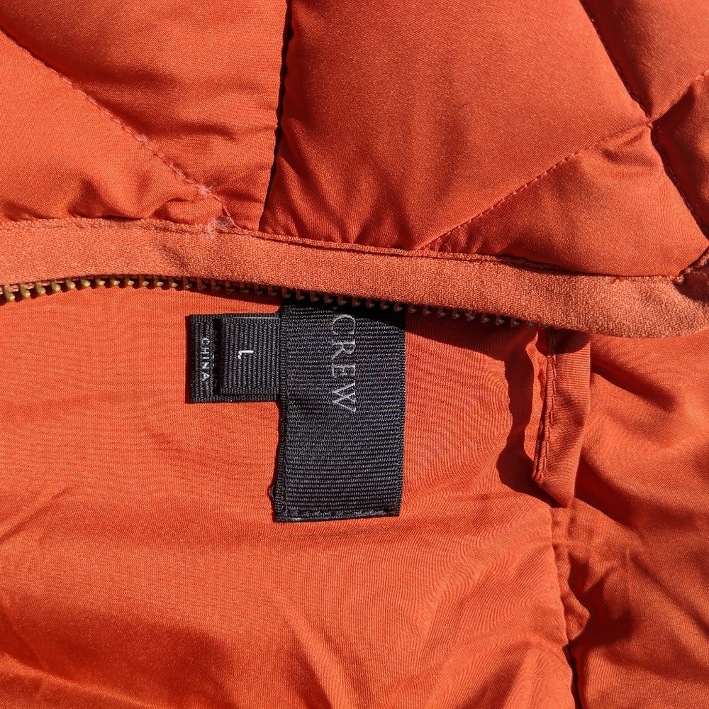 J crew orange vest